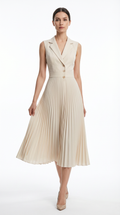 Aveline Pleated Dress