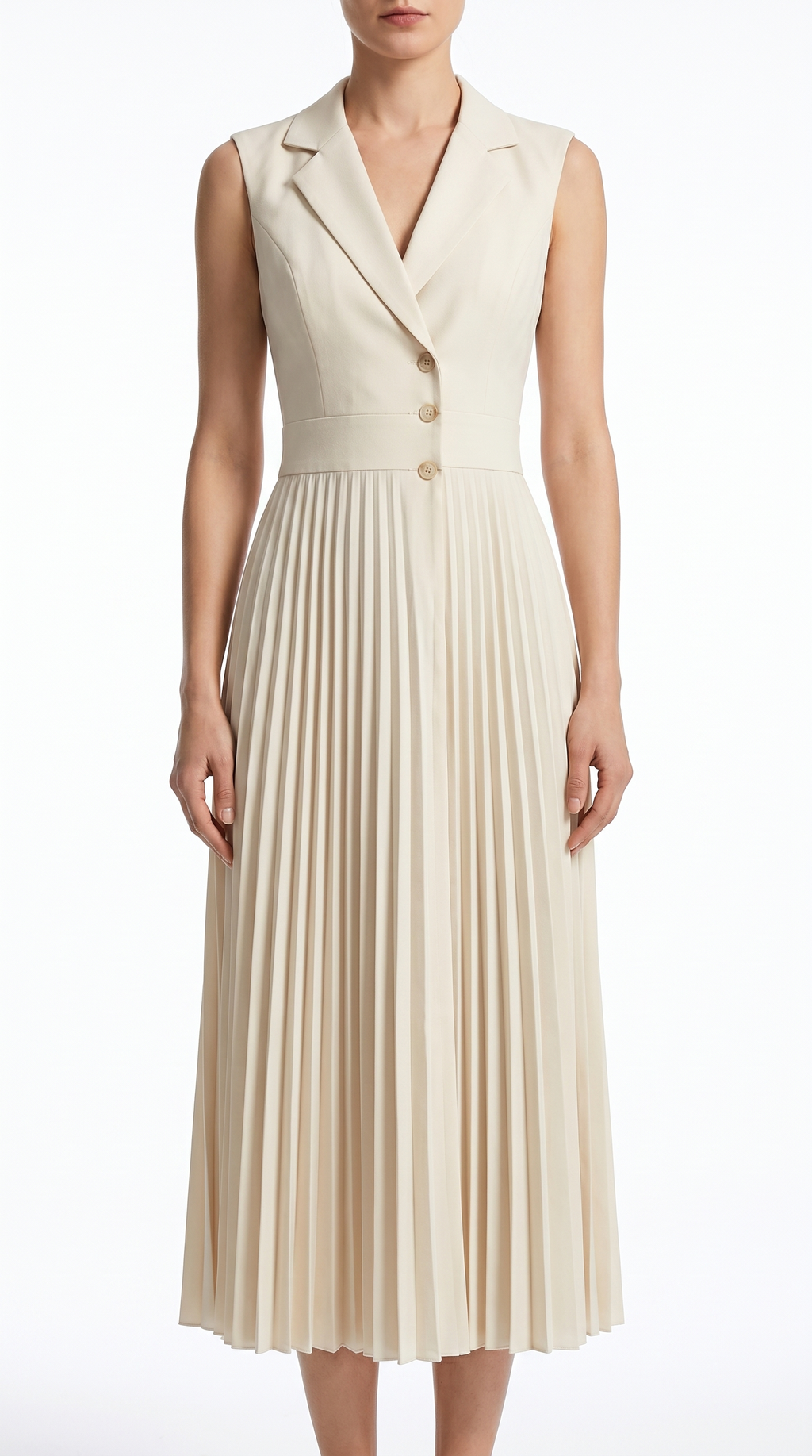Aveline Pleated Dress