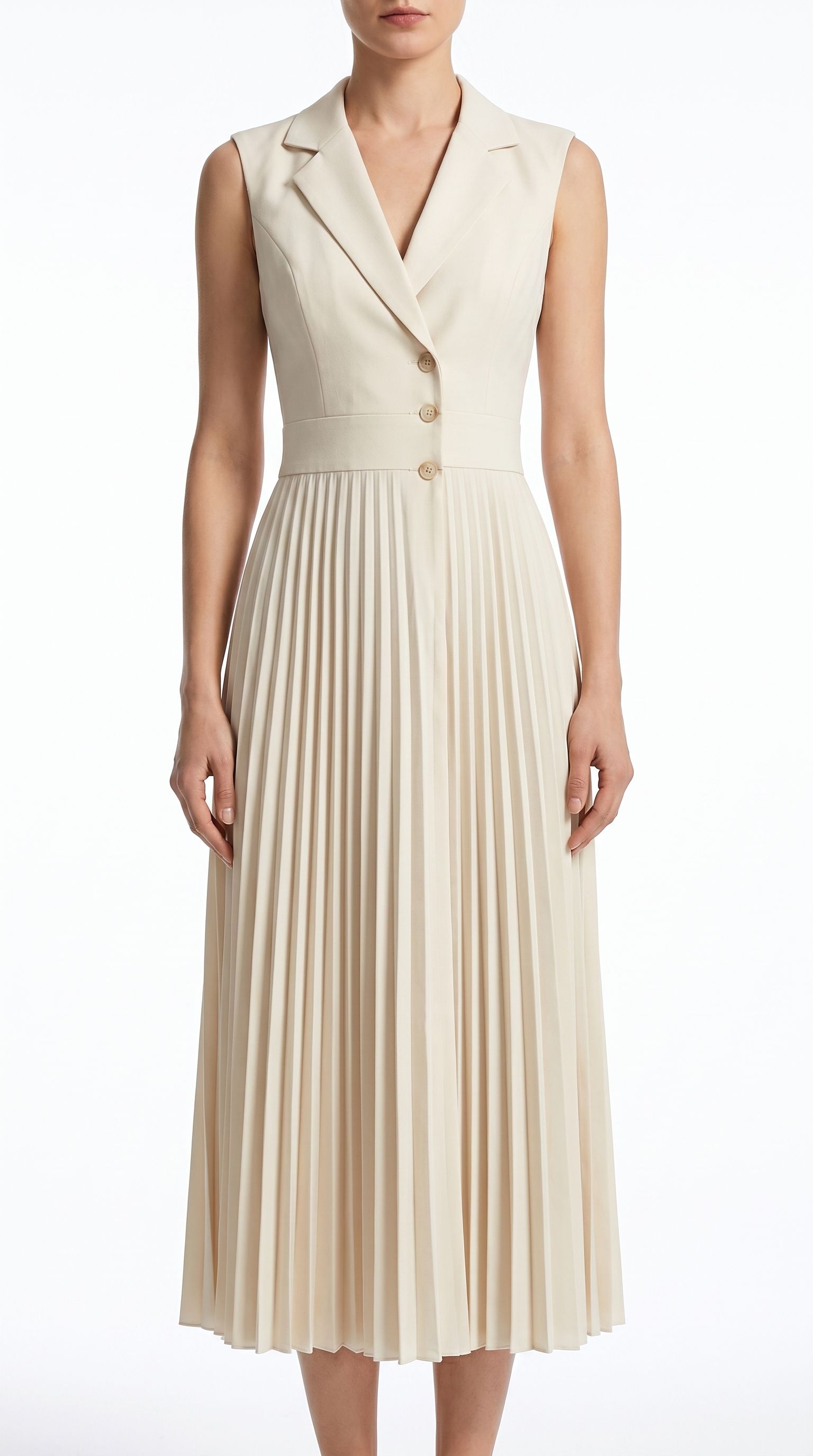 Aveline Pleated Dress