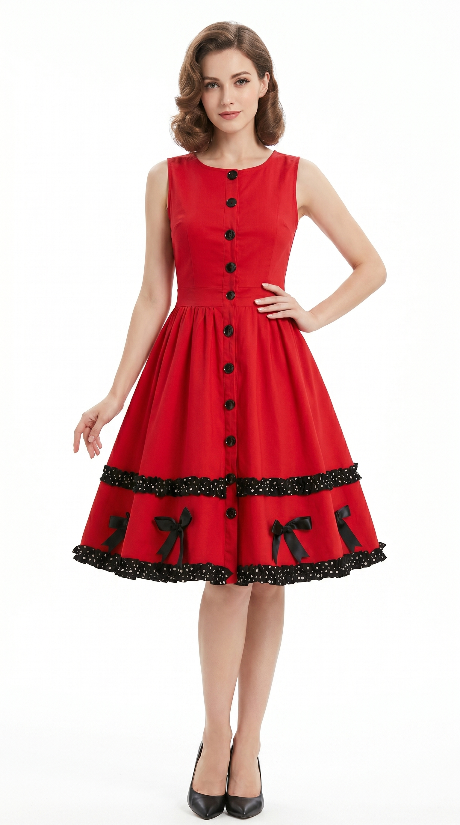 The Scarlet Ribbon A-Line Dress