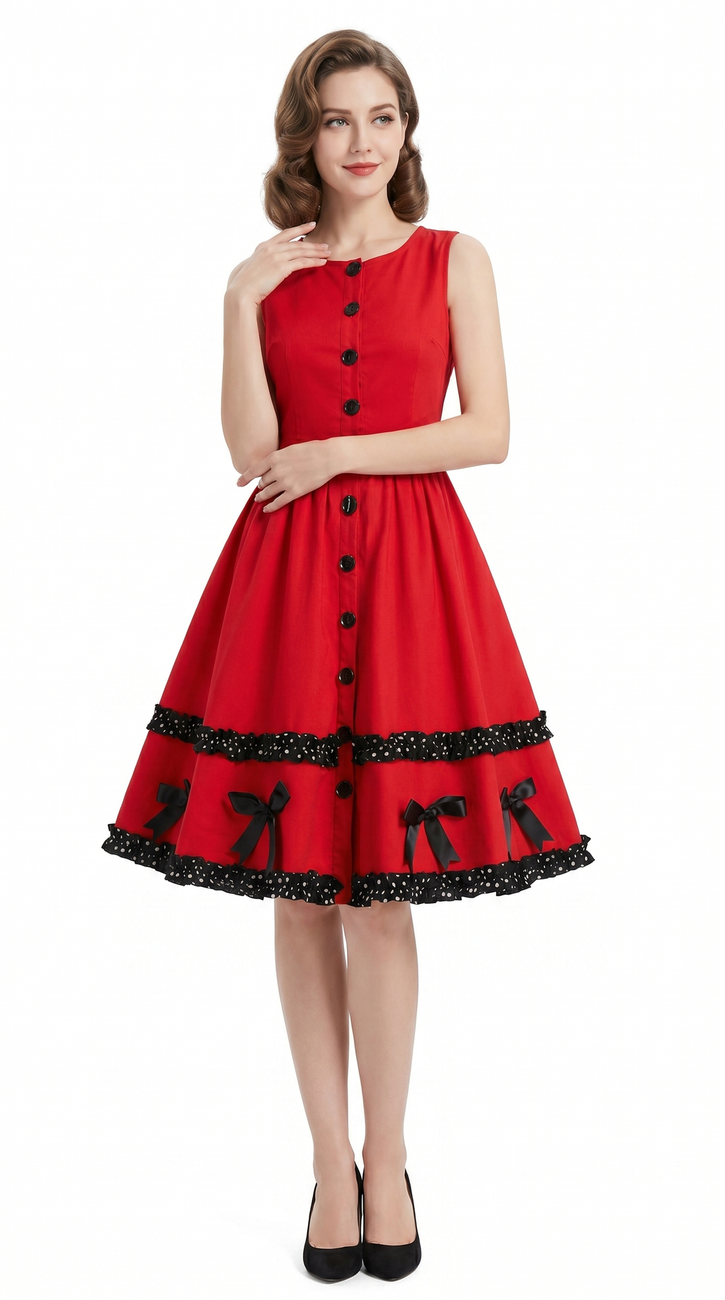 The Scarlet Ribbon A-Line Dress
