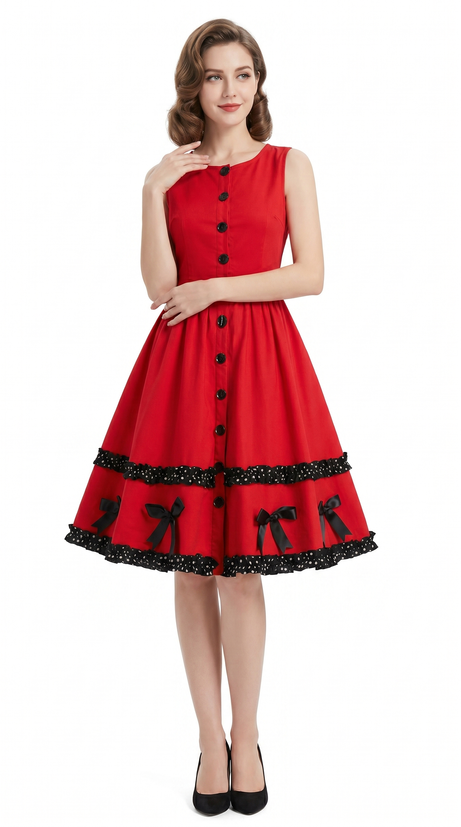 The Scarlet Ribbon A-Line Dress